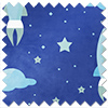 Blast Off, Blue Comet - Motorised Roman Blind